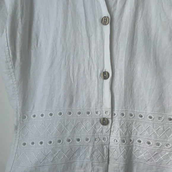 Linen Short sleeve Button down - Picture 4 of 8